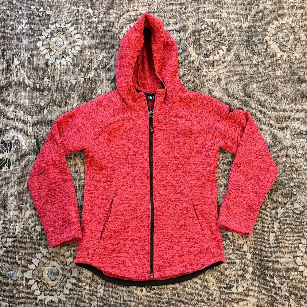 North Face Fleece Hoodie • size large